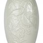 Lenox Porcelain Four Seasons Vase Collection Winter The Cardinal Holly 10.5"