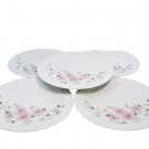 Vohenstrauss Johann Seltmann  Set of 5  White Dessert Plates 7.5" Floral Germany