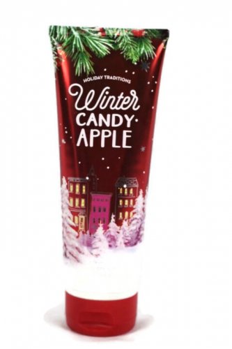 Bath & Body Works Holiday Traditions Winter Candle Apple Body Cream 8 Oz