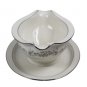 Noritake Ivory China Gravy Boat w/ Attached Underplate Parkridge 7561
