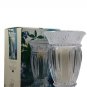Cristal d' Arques France Carthage Crystal Glass Hurricane with Pillar Candle