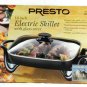 Presto 16" Black Electric Skillet with Glass Cover 06852