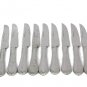 Reed & Barton China 11 Pc Dinner Steak Butter Knife Stainless Steel