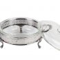 Towle Leonard Silverplated Glass Casserole w/ Cover 1 1/2 Quart