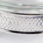 Towle Leonard Silverplated Glass Casserole w/ Cover 1 1/2 Quart