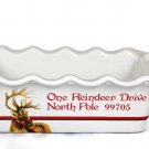 Fitz and Floyd Christmas Memories Letters to Santa Mini Loaf Pan 7.5" Fitz and Floyd Christmas Memories Letters to Santa Mini Loaf Pan 7.5"