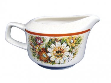 Temper Ware Lenox Magic Garden Floral Creamer Made in USA