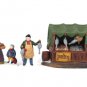 Dept 56 Heritage Village Poultry Market Set of 3 Porcelain Accessories