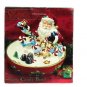 Noble Excellence Signature Home Collection  Ceramic Santa Candy Bowl 10"