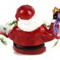 Noble Excellence Signature Home Collection  Ceramic Santa Candy Bowl 10"