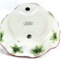 Noble Excellence Signature Home Collection  Ceramic Santa Candy Bowl 10"