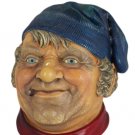 Vintage Legend Bosson Head Fisherman Cigar Seafarer Chalkware Wall Hanging Art