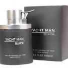 Myrurgia Yacht Man Black Eau De Toilette Spray For Men 3.4 Fl Oz Myrurgia Yacht Man Black Eau De Toilette Spray For Men 3.4 Fl Oz