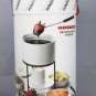 Roshco White Deluxe Dessert Fondue Nesting Fondue Set