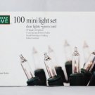 Holiday Home 100 Clear Mini Light Set Indoor/ Outdoor Green Cord 29" L Holiday Home 100 Clear Mini Light Set Indoor/ Outdoor Green Cord 29" L
