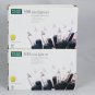 Holiday Home Pack of 3 Mini Light Set 100 Clear Lights Green Cord 29 in Long