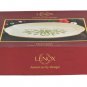 Lenox Holiday Bless This Home Oval Bread Tray Holy Berries Dimension Coll 11"