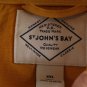 St John's Bay Yellow Men's Hooded Drawstring Anorak Jacket Front Zip XXLarge 018