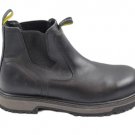 Shoes For Crews ACE Black Men's Ankle Work Boots Pull On Leather Upper Size 9M