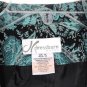 Dressbarn Blue Black Women's Career Blazer 2 Button Front Closure 2X 033