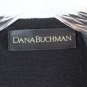 Dana Buchman Black Women's Sequins Vest Front Button Closure 2X 055