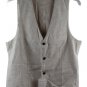 Wehilion Off White Cream Women's 2 Piece Set Pants & Vest Large 051