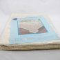 Vintage Rose Ballet by G&W Off White Nottingham Lace Tablecloth Oblong