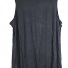 H By Halston Essential Black Women's Tunic Top Blouse Pullover Sleeveless 2X 046