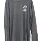 Billabong Dark Gray Men's Long Sleeve Shirt Crewneck Pullover Size X Large 013 Billabong Dark Gray Men's Long Sleeve Shirt Crewneck Pullover Size X Large 013