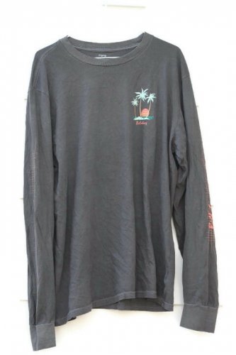 Billabong Dark Gray Men's Long Sleeve Shirt Crewneck Pullover Size X Large  013