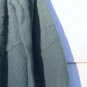 Autre Ton Green Women's Peplum Knit Sweater Front Button Long Sleeve Size  022