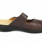 Revere Brussels Women's Mules Mary Jane Comfort Shoes Brown Leather