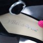 Bella Vita Black Women's Kid Suede Leather Cut Out Sandals Size 7.5 W