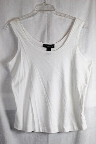 Venezia White Women's Pullover Sleeveless Tank Top Size 18/20 034