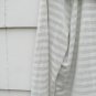 Style&Co Women's Blouse Long Sleeve Metallic Striped Gray White Size XL 002