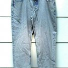 ASOS Design Blue Denim Men's Jeans Raw Hem Size 36x32  001
