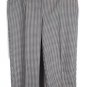 Requirements Black White Check Women's 2 Piece Blouse Pants Set 20W 003