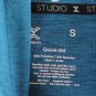 Xersion Studio Teal Men's  Sweatshirt Hooded Pullover Small 012