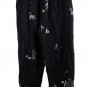 David Dart Black Women's Casual Pants Elastic Waist Pull On 2X 057