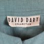 David Dart Green Women's Long Sleeve Career Blouse Front Button Closure 2X 036