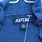 Apt 9 Women's Blue Knit Cardigan Sweater Ribbed Open Front 3/4 Sleeve Size XL 03