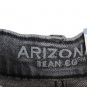 Arizona Jean Black Women's Denim Baggy Ripped Jeans High Rise Size 17 045