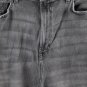Arizona Jean Black Women's Denim Baggy Ripped Jeans High Rise Size 17 045
