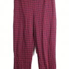 Liz Claiborne Plaid Women's Pajama Pants Pull On XL 004