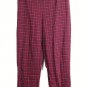 Liz Claiborne Plaid Women's Pajama Pants Pull On XL 004
