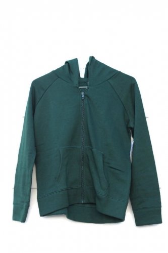 Old Navy Green Girls Sweatshirt Full Front Zip Pocket Hooded XL(14)  018