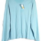 Talbots Blue Women's Pullover Top Sweater Long Sleeve 2X 035W