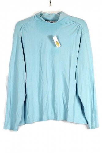 Talbots Blue Women's Pullover Top Sweater Long Sleeve 2X 035W
