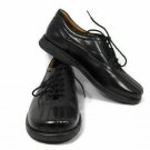 Stacy Adams Men's Dress Shoes Black Leather Oxford Lace Up Square Bike Toe 10.5M