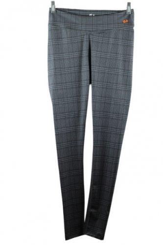 Free Assembly Black Check Girls True Waist Legging Pull On XL 14/16 052